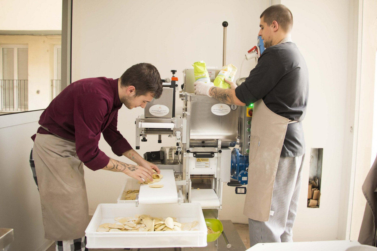 Professional fresh pasta machines